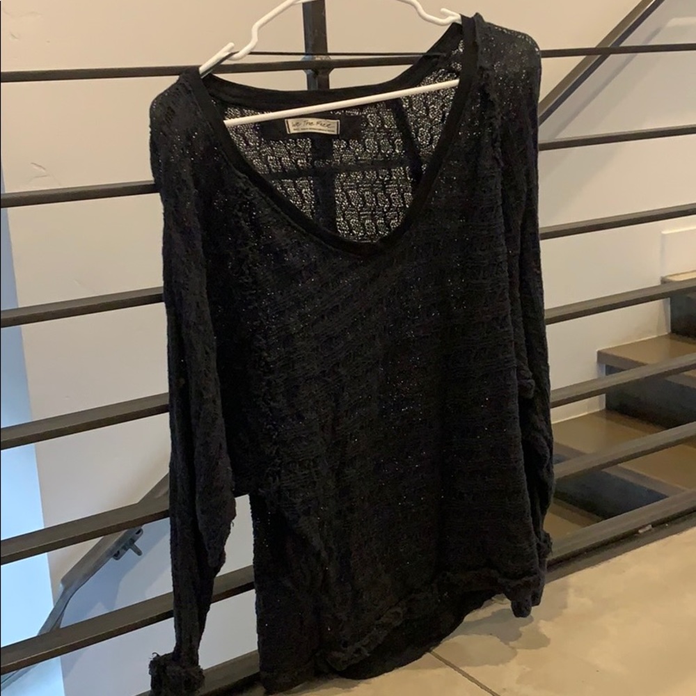 We the Free Dark Grey Sweater